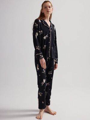 Купить Хлопковый домашний комплект с длинным рукавом HAYS 62211 в Украина в Lingerie.ua - Одяг для дому та відпочинку, Фото 4