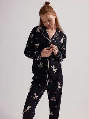 Купить Хлопковый домашний комплект с длинным рукавом HAYS 62211 в Украина в Lingerie.ua - Одяг для дому та відпочинку, Фото 7