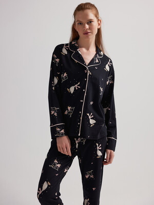 Купить Хлопковый домашний комплект с длинным рукавом HAYS 62211 в Украина в Lingerie.ua - Одяг для дому та відпочинку, Фото 8