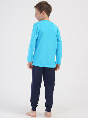 Купить Бавовняний домашній комплект з довгим рукавом для хлопчика VIENETTA KIDS 4053270000 в Украина в Lingerie.ua - Одяг для дому та відпочинку, Фото 6