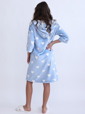 Купить Теплий халат на блискавці з капюшоном LINGERIE 170841 в Украина в Lingerie.ua - Одяг для дому та відпочинку, Фото 5