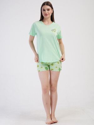 Купить Піжама жіноча з футболки та шортів VIENETTA 4083391333 в Украина в Lingerie.ua - Одяг для дому та відпочинку, Фото 2