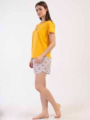 Купить Бавовняний домашній костюм з шортами VIENETTA 4101217689 в Украина в Lingerie.ua - Одяг для дому та відпочинку, Фото 6