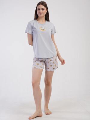 Купить Бавовняний домашній костюм з шортами VIENETTA 4101217689 в Украина в Lingerie.ua - Одяг для дому та відпочинку, Фото 7