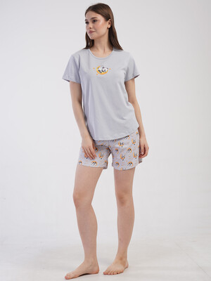 Купить Бавовняний домашній костюм з шортами VIENETTA 4101217689 в Украина в Lingerie.ua - Одяг для дому та відпочинку, Фото 8