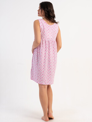 Купить Хлопковая ночная сорочка без рукавов VIENETTA 1618880010 в Украина в Lingerie.ua - Одяг для дому та відпочинку, Фото 3