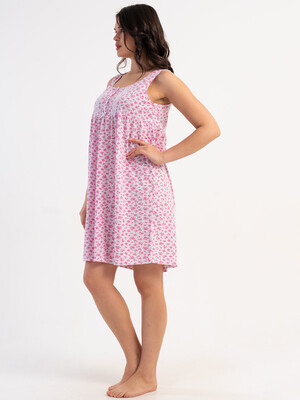 Купить Хлопковая ночная сорочка без рукавов VIENETTA 1618880010 в Украина в Lingerie.ua - Одяг для дому та відпочинку, Фото 4