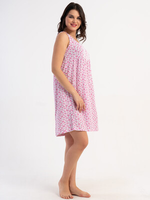 Купить Хлопковая ночная сорочка без рукавов VIENETTA 1618880010 в Украина в Lingerie.ua - Одяг для дому та відпочинку, Фото 8