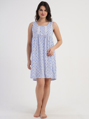 Купить Хлопковая ночная сорочка без рукавов VIENETTA 1618880010 в Украина в Lingerie.ua - Одяг для дому та відпочинку, Фото 9