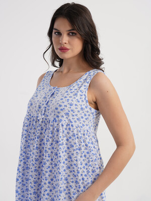 Купить Хлопковая ночная сорочка без рукавов VIENETTA 1618880010 в Украина в Lingerie.ua - Одяг для дому та відпочинку, Фото 10