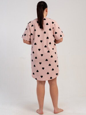 Купить Бавовняна літня туніка великого розміру з кишенями VIENETTA 5120991549 в Украина в Lingerie.ua - Одяг для дому та відпочинку, Фото 5