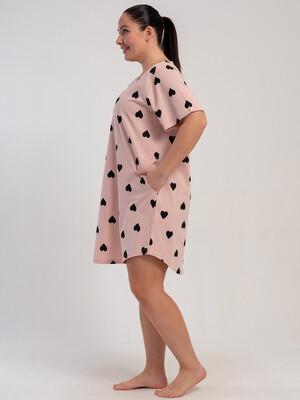 Купить Бавовняна літня туніка великого розміру з кишенями VIENETTA 5120991549 в Украина в Lingerie.ua - Одяг для дому та відпочинку, Фото 7