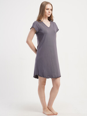 Купить Ночная сорочка из вискозы с коротким рукавом VIENETTA 6010050000 в Украина в Lingerie.ua - Одяг для дому та відпочинку, Фото 3