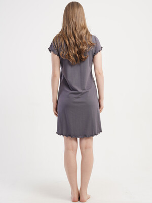 Купить Ночная сорочка из вискозы с коротким рукавом VIENETTA 6010050000 в Украина в Lingerie.ua - Одяг для дому та відпочинку, Фото 4