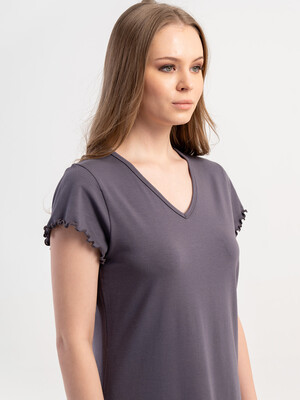 Купить Ночная сорочка из вискозы с коротким рукавом VIENETTA 6010050000 в Украина в Lingerie.ua - Одяг для дому та відпочинку, Фото 6