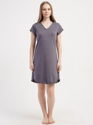 Купить Ночная сорочка из вискозы с коротким рукавом VIENETTA 6010050000 в Украина в Lingerie.ua - Одяг для дому та відпочинку, Фото 7