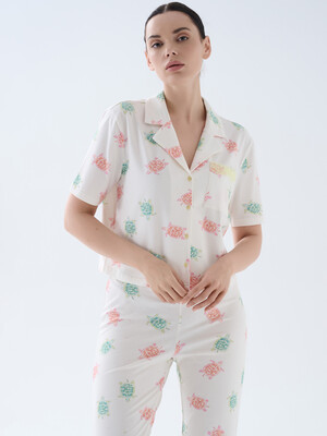 Купить Классическая пижама с коротким рукавом HAYS 70133 в Украина в Lingerie.ua - Одяг для дому та відпочинку, Фото 4