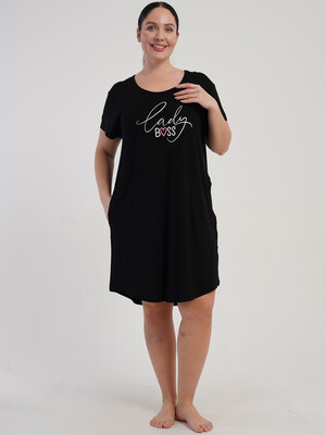 Купить Літня туніка з віскози з кишенями VIENETTA 6010080000 в Украина в Lingerie.ua - Одяг для дому та відпочинку, Фото 3