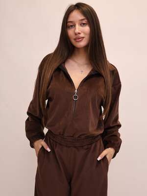 Купить Велюровый комбинезон с длинным рукавом LINGERIE 170862 в Украина в Lingerie.ua - Одяг для дому та відпочинку, Фото 5