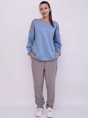 Купить Трикотажный костюм женский (свитшот + брюки) LINGERIE 170855 в Украина в Lingerie.ua - Одяг для дому та відпочинку, Фото 3