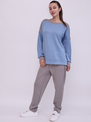 Купить Трикотажный костюм женский (свитшот + брюки) LINGERIE 170855 в Украина в Lingerie.ua - Одяг для дому та відпочинку, Фото 4