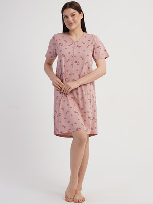 Купить Бавовняна домашня туніка з коротким рукавом VIENETTA 6020331799 в Украина в Lingerie.ua - Одяг для дому та відпочинку, Фото 8