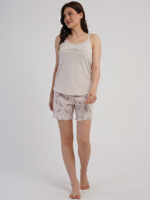 Купить Хлопковый комплект (майка + шорты) VIENETTA 6020153753 в Украина в Lingerie.ua - Одяг для дому та відпочинку, Фото 3
