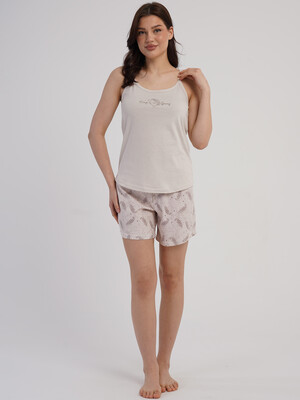 Купить Хлопковый комплект (майка + шорты) VIENETTA 6020153753 в Украина в Lingerie.ua - Одяг для дому та відпочинку, Фото 7