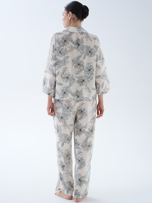 Купить Классическая пижама из модала (рубашка + брюки) HAYS 70540 в Украина в Lingerie.ua - Одяг для дому та відпочинку, Фото 7