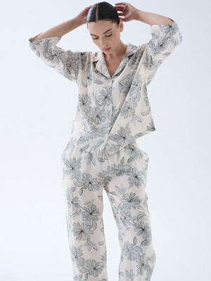 Купить Классическая пижама из модала (рубашка + брюки) HAYS 70540 в Украина в Lingerie.ua - Одяг для дому та відпочинку, Фото 8