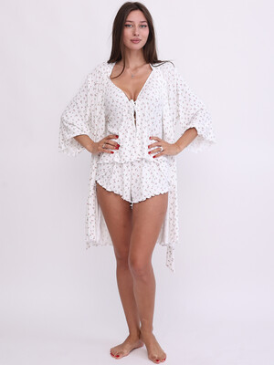 Купить Домашний комплект (кимоно + майка + шорты) LINGERIE 170881 в Украина в Lingerie.ua - Одяг для дому та відпочинку, Фото 13