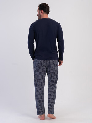 Купить Хлопковый домашний костюм с длинным рукавом VIENETTA MAN 6051700622 в Украина в Lingerie.ua - Одяг для дому та відпочинку, Фото 7