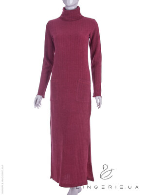 Купить Платье длинное из трикотажа с ангорой LINGERIE 170035 в Украина в Lingerie.ua - Одяг для дому та відпочинку, Фото 21