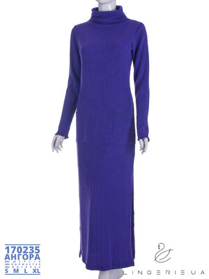 Купить Платье длинное из трикотажа с ангорой LINGERIE 170035 в Украина в Lingerie.ua - Одяг для дому та відпочинку, Фото 22