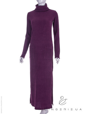 Купить Платье длинное из трикотажа с ангорой LINGERIE 170035 в Украина в Lingerie.ua - Одяг для дому та відпочинку, Фото 3