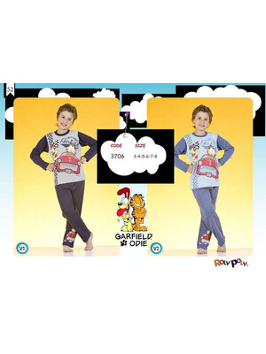 Пижама для мальчиков детская GARFIELD 3706