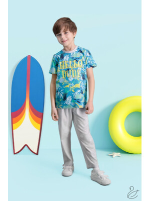 Купить Хлопковый комплект с брюками для мальчика ROLY POLY 1403-5 в Украина