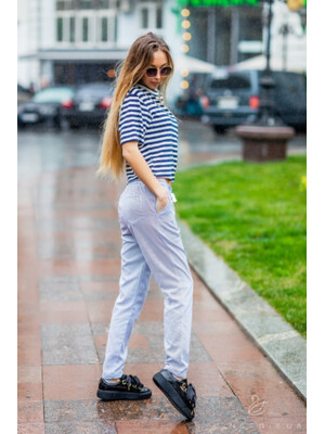 Купить Хлопковые брюки джоггеры LINGERIE 170233  в Украина в Lingerie.ua - Одяг для дому та відпочинку, Фото 5