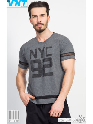 Купить Бавовняна чоловіча футболка з коротким рукавом VNT D330 в Украина в Lingerie.ua - Одяг для дому та відпочинку, Фото 2