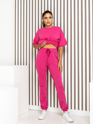 Купить Хлопковые женские джоггеры LINGERIE 170544-2  в Украина в Lingerie.ua - Одяг для дому та відпочинку, Фото 4