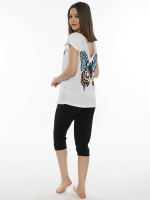 Купить Хлопковый комплект с бриджами VIENETTA 0120170000 в Украина в Lingerie.ua - Одяг для дому та відпочинку, Фото 2