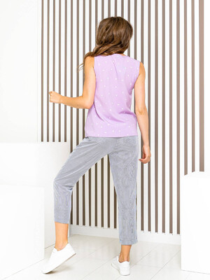 Купить Шифоновая майка на широких бретельках LINGERIE 170571 в Украина в Lingerie.ua - Одяг для дому та відпочинку, Фото 3