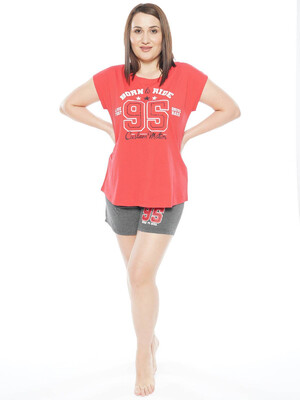 Купить Комплект женский из футболки и шорт VIENETTA 0111000000 в Украина в Lingerie.ua - Одяг для дому та відпочинку, Фото 2