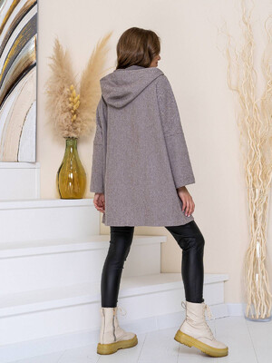 Купить Твидовое пальто на кнопках LINGERIE 170593 в Украина в Lingerie.ua - Одяг для дому та відпочинку, Фото 3