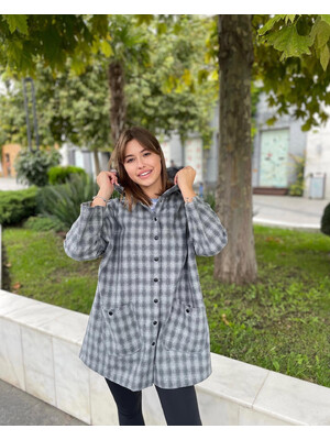 Купить Твидовое пальто на кнопках LINGERIE 170593 в Украина в Lingerie.ua - Одяг для дому та відпочинку, Фото 7