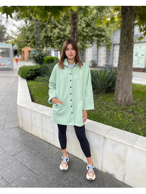 Купить Твидовое пальто на кнопках LINGERIE 170593 в Украина в Lingerie.ua - Одяг для дому та відпочинку, Фото 8