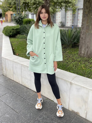 Купить Твидовое пальто на кнопках LINGERIE 170593 в Украина в Lingerie.ua - Одяг для дому та відпочинку, Фото 10