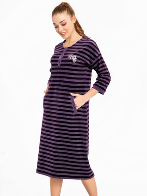 Купить Велюрова домашня туніка COCOON E22-1883 в Украина в Lingerie.ua - Одяг для дому та відпочинку, Фото 3