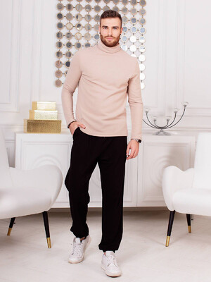 Напіввовняний гольф однотонний LNGR 170621