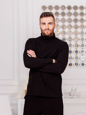 Купить Полушерстяной гольф однотонный LNGR 170621  в Украина в Lingerie.ua - Одяг для дому та відпочинку, Фото 5